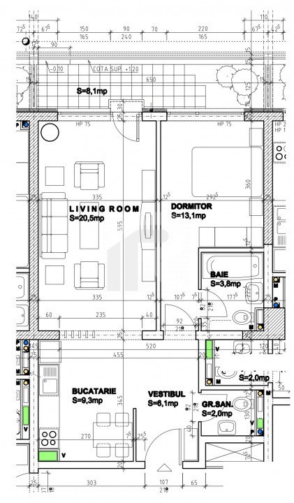 Apartament 2 camere Baneasa