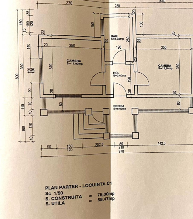 Casa de vacanta | Baicoi | Teren 916mp