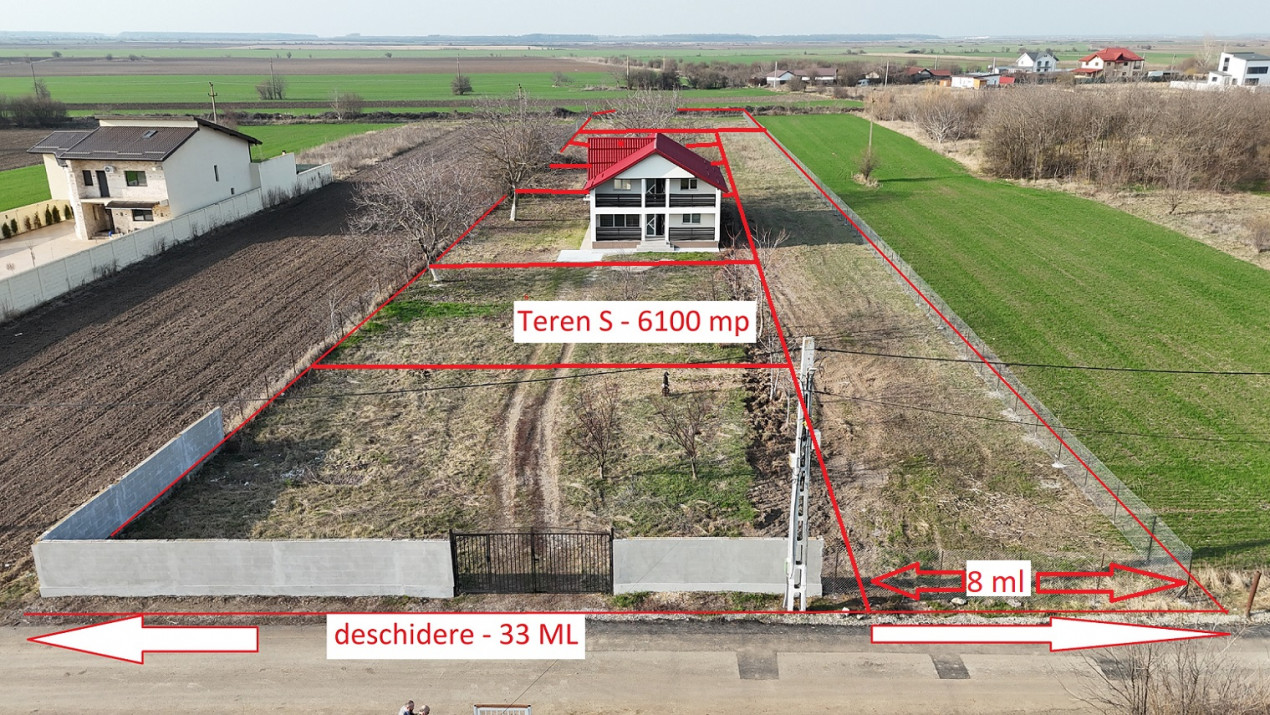 Teren intravilan 600 mp Crevedia