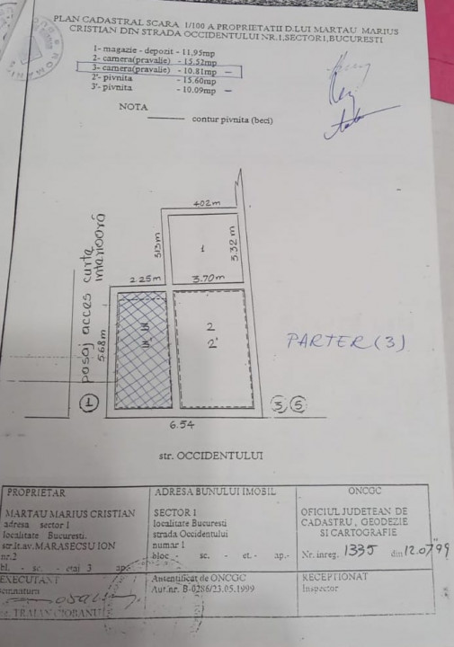 Piata Victoriei - Buzesti, str. Occidentului, Spatiu comercial de vanzare