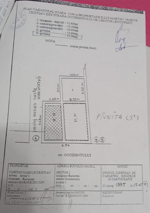 Piata Victoriei - Buzesti, str. Occidentului, Spatiu comercial de vanzare