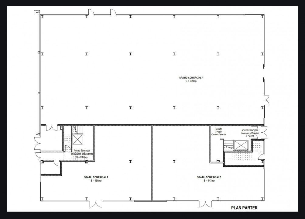 Spatiu comercial 300mp PARTER constr2023 Stefanestii de Jos A3 Centura